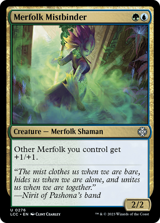 Merfolk Mistbinder (LCC-276) - The Lost Caverns of Ixalan Commander