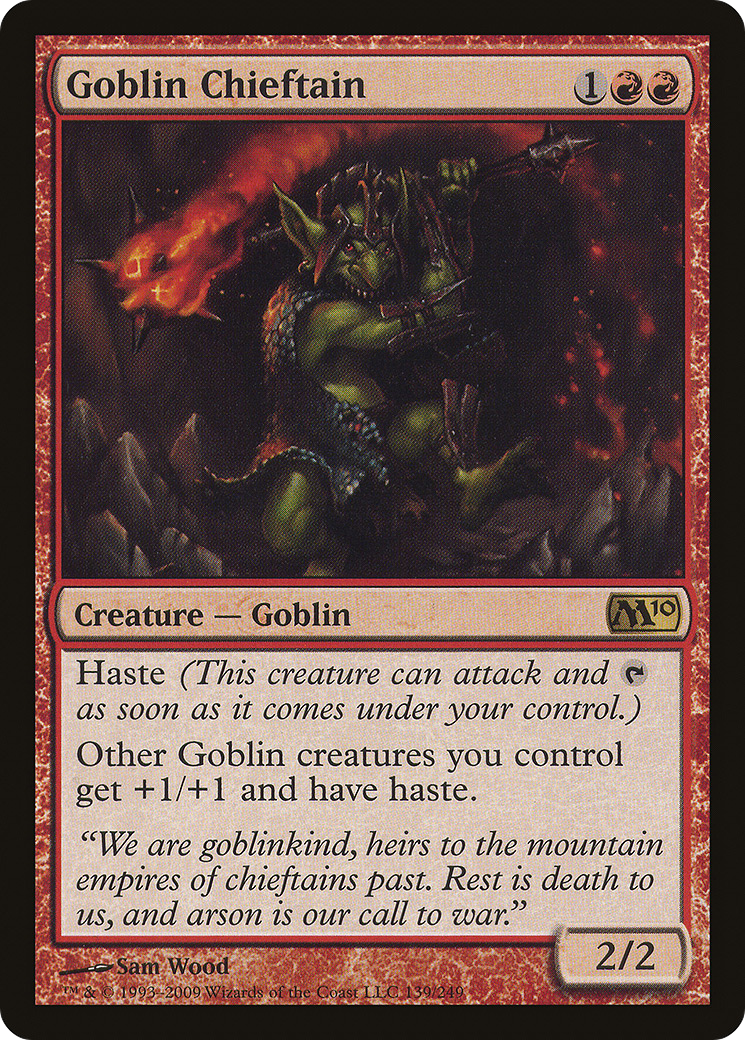 Goblin Chieftain (M10-139) - Magic 2010