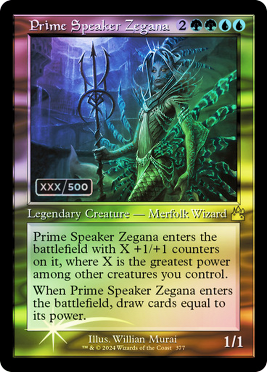 Prime Speaker Zegana (RVR-377Z) - Ravnica Remastered Foil