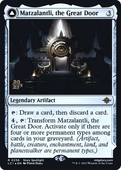 Matzalantli, the Great Door // The Core (PLCI-256S) - The Lost Caverns of Ixalan Promos Foil