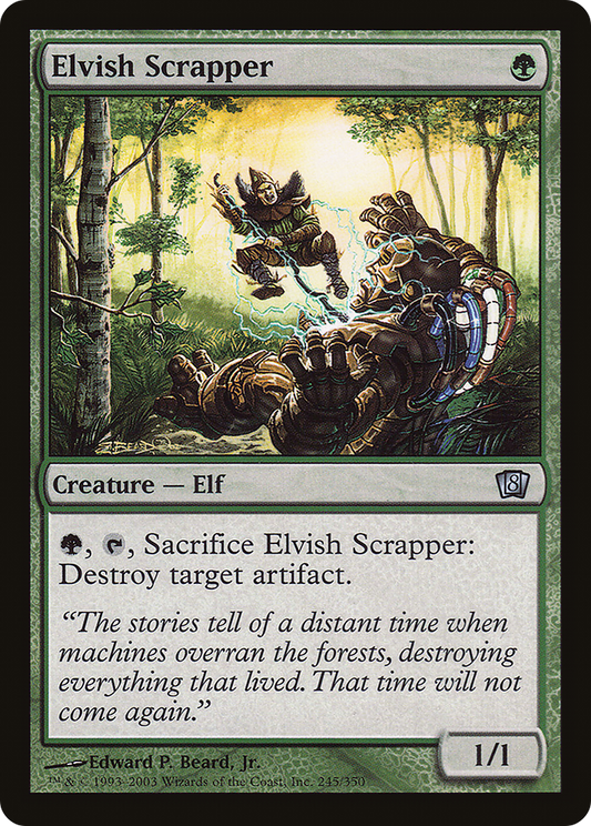 Elvish Scrapper (8ED-245★) - Eighth Edition Foil