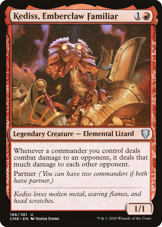 Kediss, Emberclaw Familiar (CMR-188) - Commander Legends