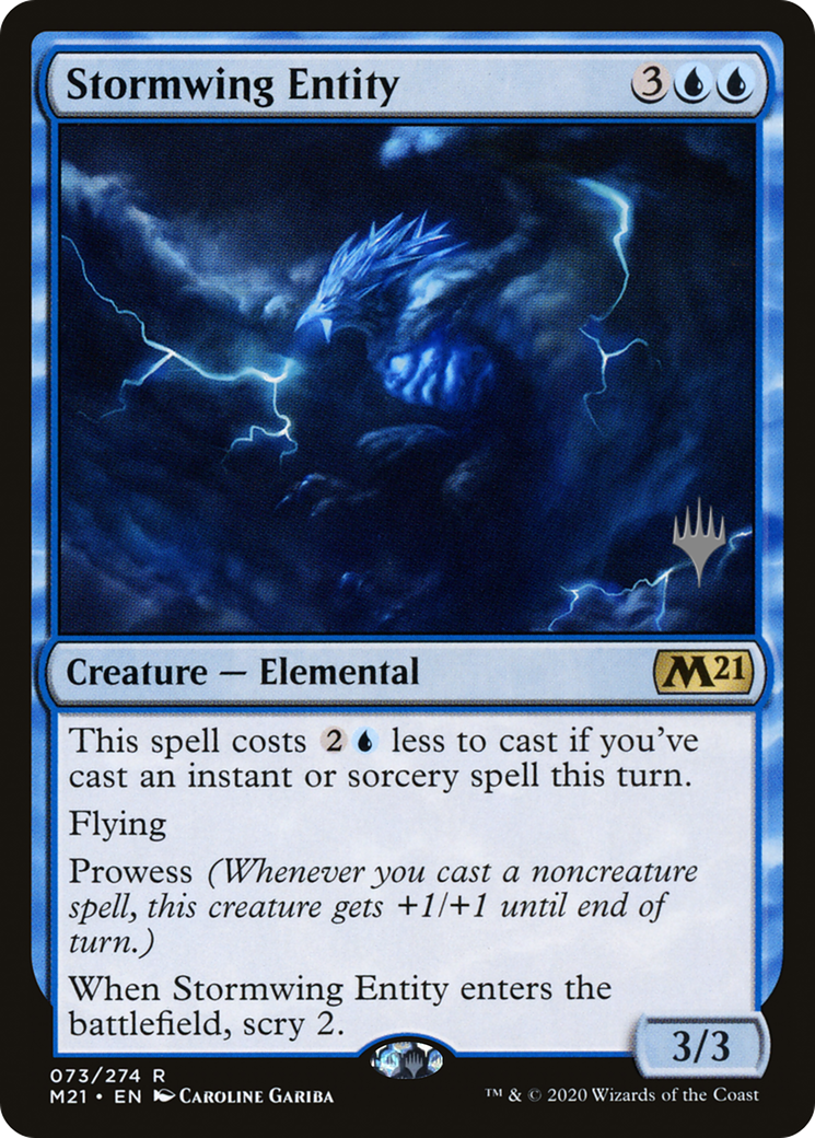 Stormwing Entity (PPM21-73P) - Core Set 2021 Promos (Promo Pack) Foil