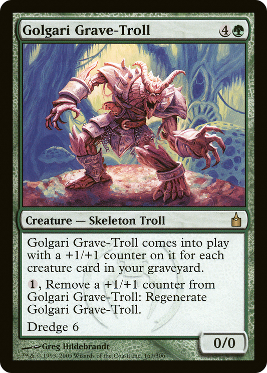 Golgari Grave-Troll (RAV-167) - Ravnica: City of Guilds