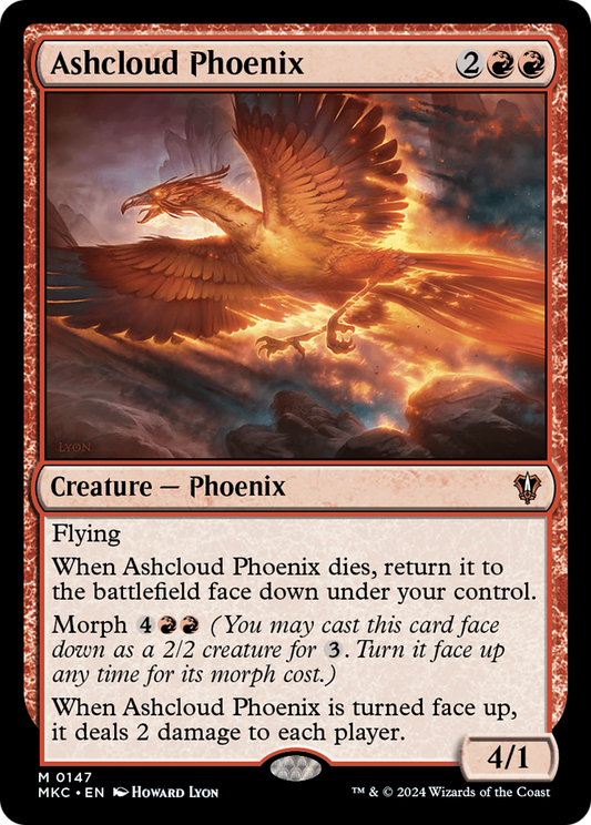 Ashcloud Phoenix (MKC-147) - Murders at Karlov Manor Commander