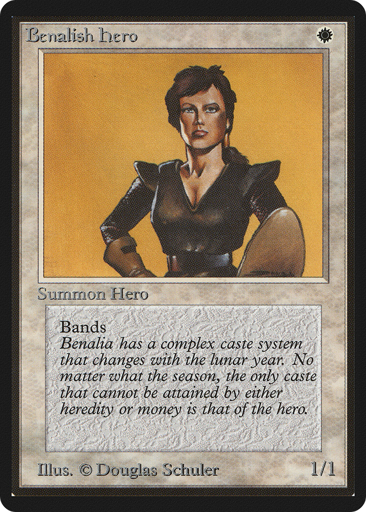 Benalish Hero (LEB-004) - Limited Edition Beta