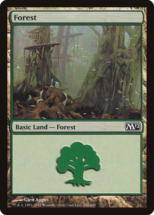 Forest (M12-246) - Magic 2012 Foil