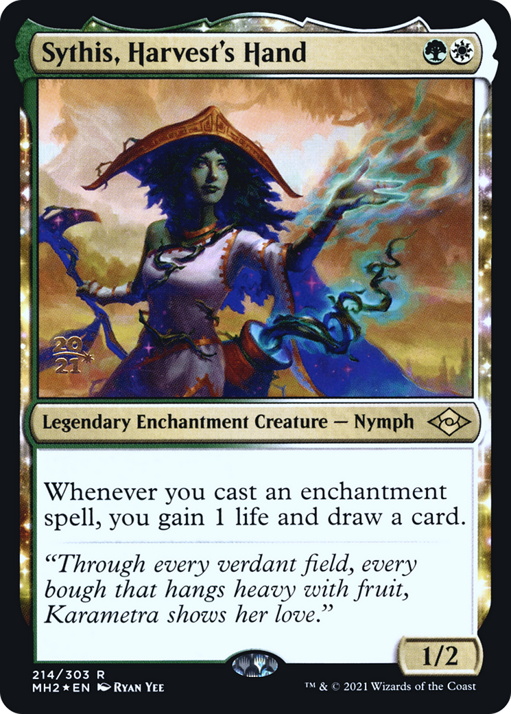Sythis, Harvest's Hand (PRE-214) - Modern Horizons 2 Promos Foil