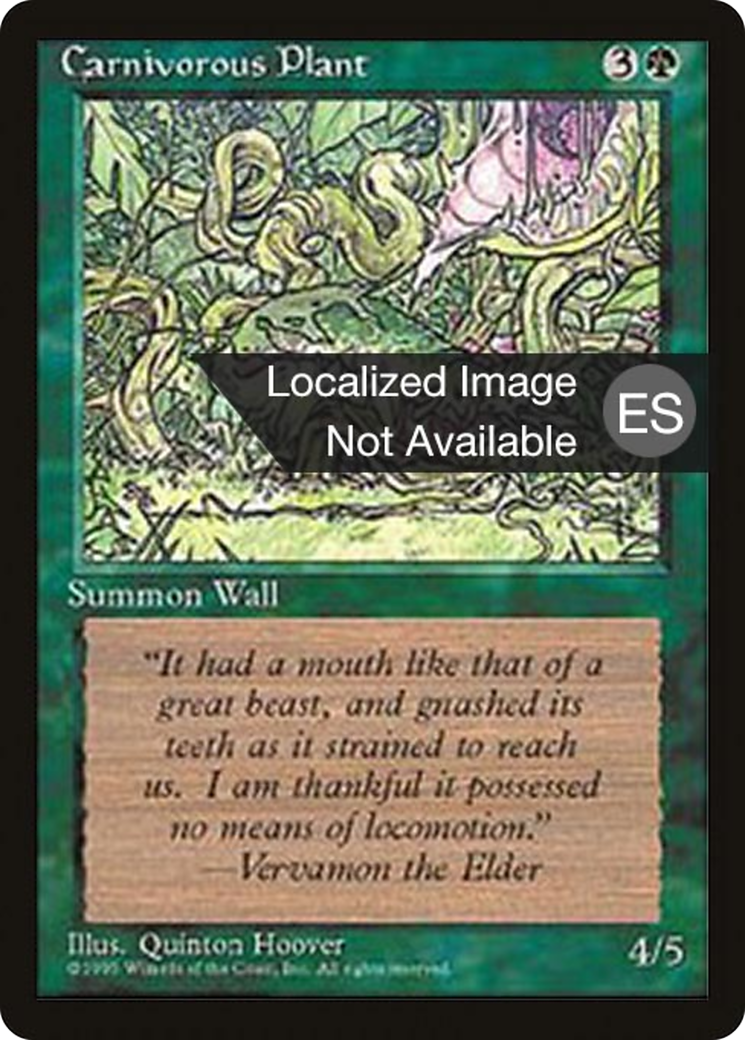 Carnivorous Plant (4BB-235) - Fourth Edition Foreign Black Border