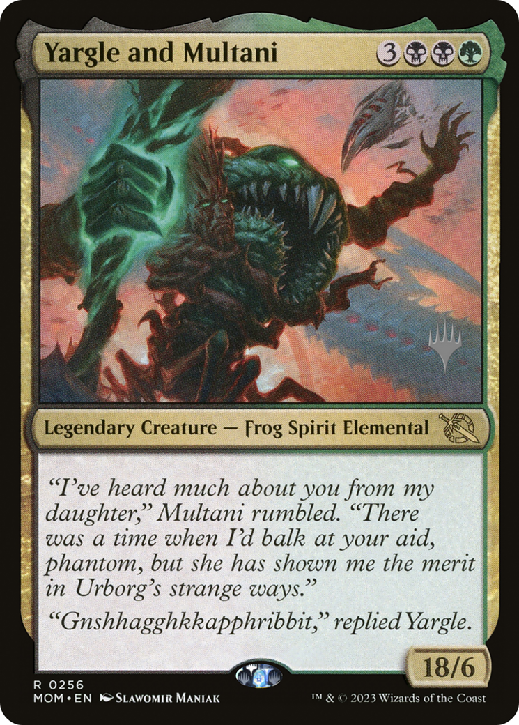 Yargle and Multani (PPMOM-256) - March of the Machine Promos (Promo Pack)