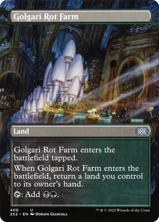Golgari Rot Farm  (Borderless)(2X2-406) - Double Masters 2022