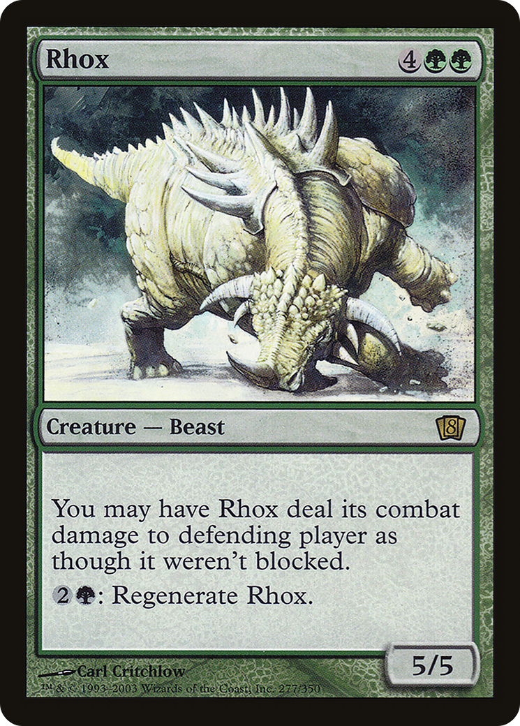 Rhox (8ED-277★) - Eighth Edition Foil