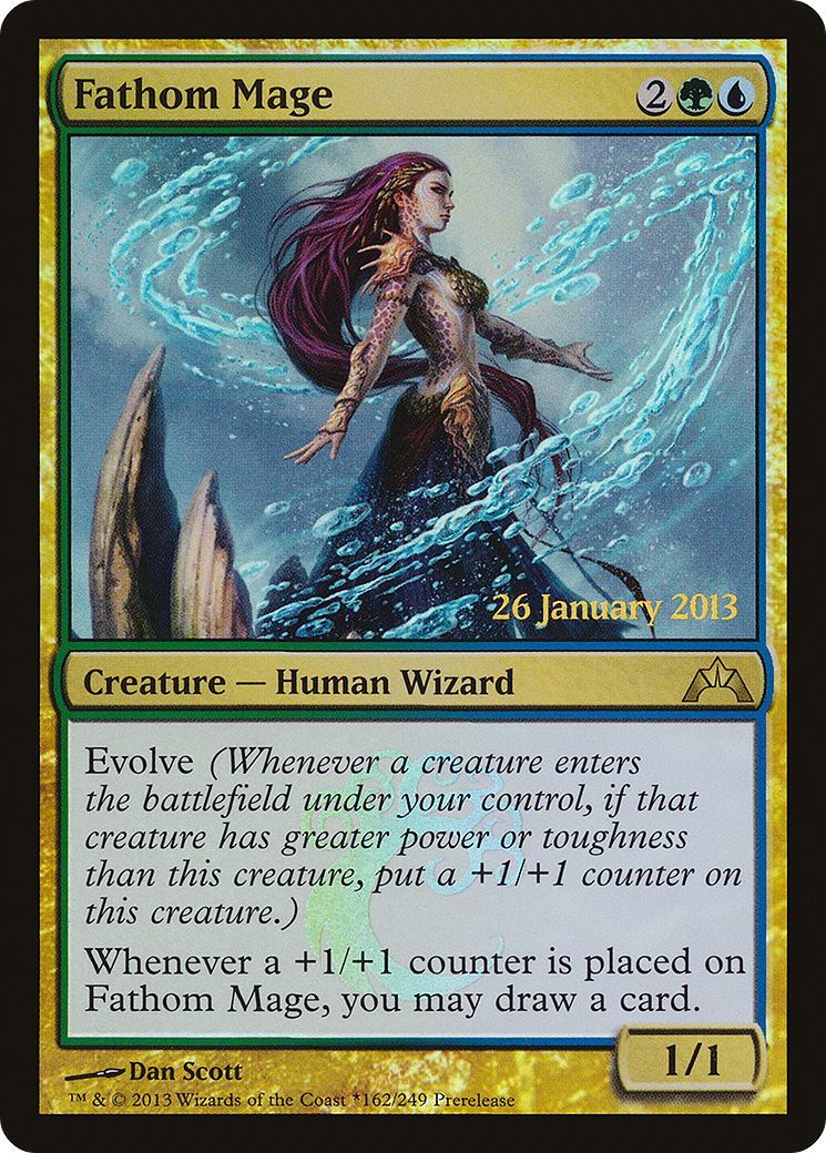 Fathom Mage (PRE-162★) - Gatecrash Promos (Prerelease) Foil
