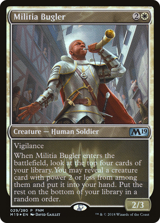 Militia Bugler (PM19-029) - Core Set 2019 Promos Foil