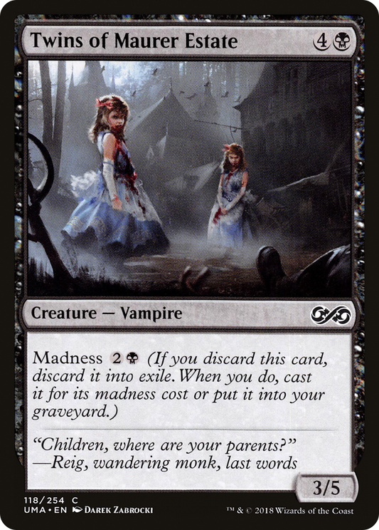 Twins of Maurer Estate (UMA-118) - Ultimate Masters Foil