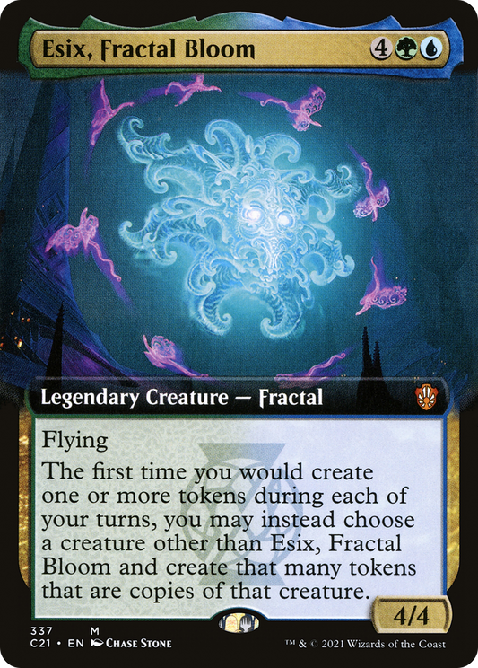 Esix, Fractal Bloom (C21-337) - Commander 2021: (Extended Art)