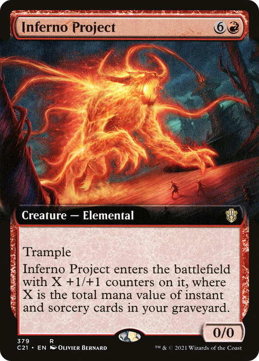 Inferno Project (C21-379) - Commander 2021: (Extended Art)