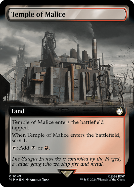 Temple of Malice (PIP-1049) - Fallout: (Extended Art) Foil