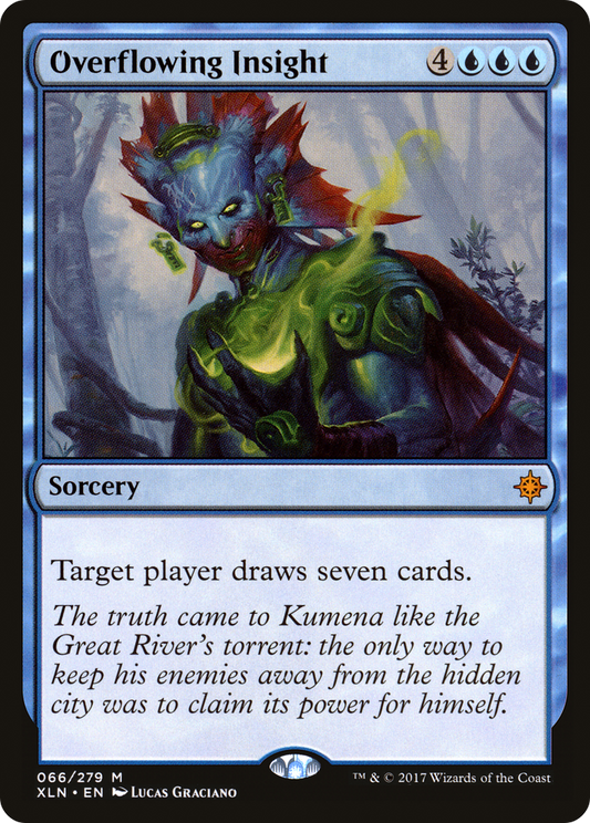 Overflowing Insight (XLN-066) - Ixalan Foil