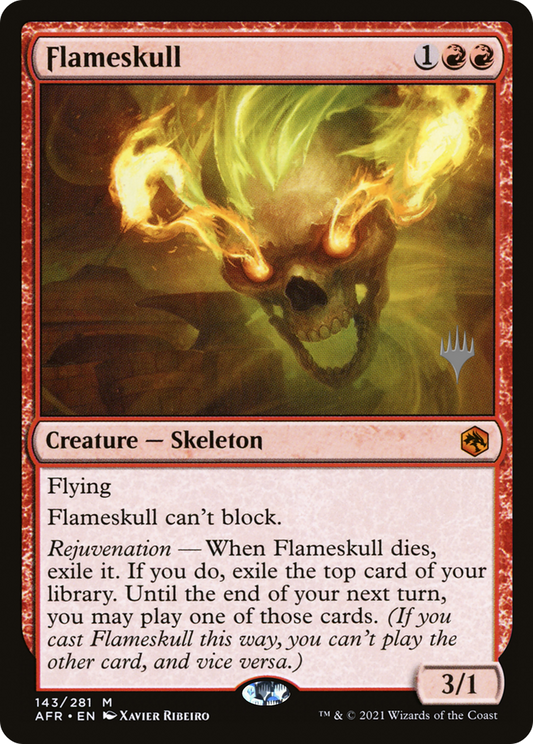 Flameskull (PPAFR-143P) - Adventures in the Forgotten Realms Promos (Promo Pack)