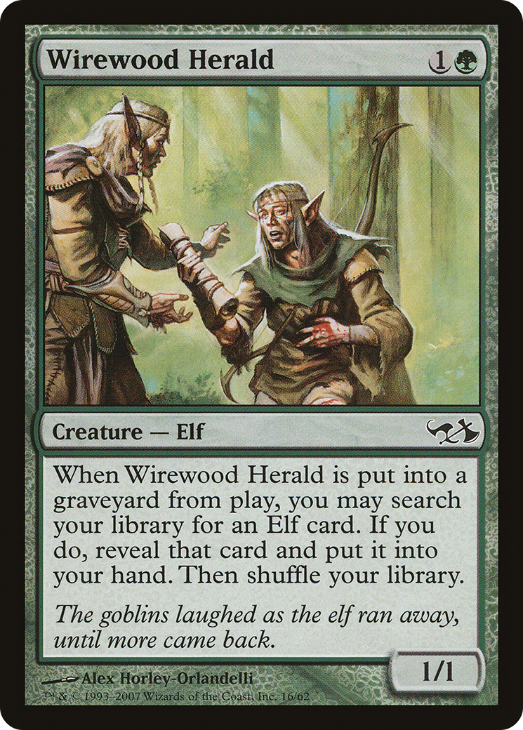 Wirewood Herald (DD1-016) - Duel Decks: Elves vs. Goblins