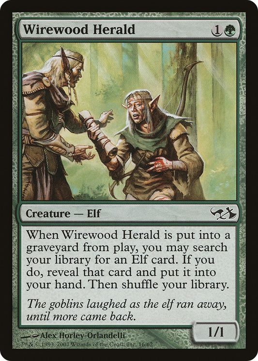 Wirewood Herald (DD1-016) - Duel Decks: Elves vs. Goblins