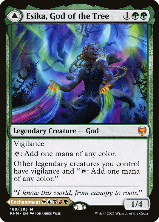 Esika, God of the Tree // The Prismatic Bridge (KHM-168) - Kaldheim