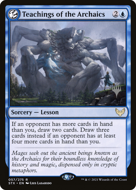 Teachings of the Archaics (PSTX-57P) - Strixhaven: School of Mages Promos: (lesson) Foil