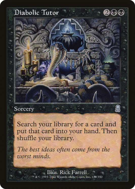 Diabolic Tutor (ODY-129) - Odyssey Foil