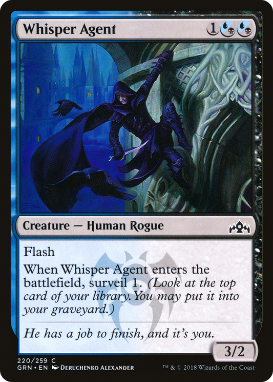 Whisper Agent (GRN-220) - Guilds of Ravnica