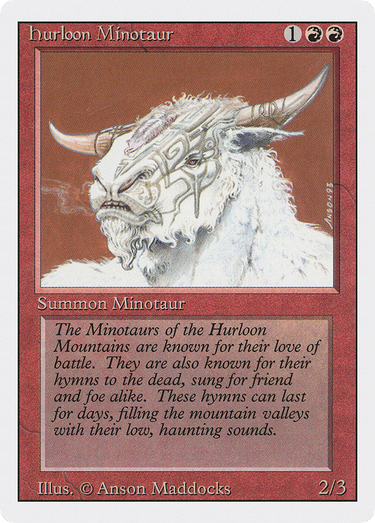 Hurloon Minotaur (3ED-159) - Revised Edition