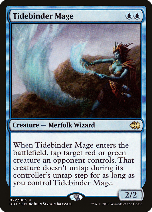 Tidebinder Mage (DDT-022) - Duel Decks: Merfolk vs. Goblins