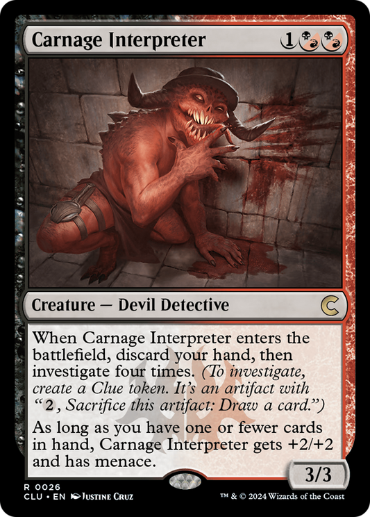 Carnage Interpreter (CLU-026) - Ravnica: Clue Edition