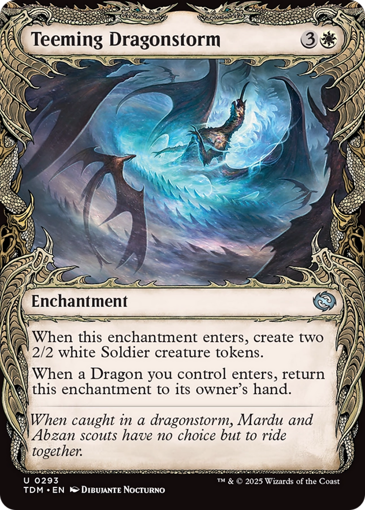 Teeming Dragonstorm (Showcase) (TDM-293) - Tarkir: Dragonstorm: (Showcase)