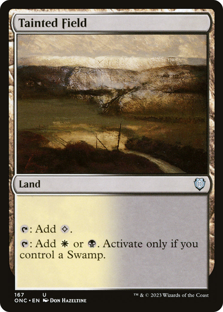 Tainted Field (ONC-167) - Phyrexia: All Will Be One Commander