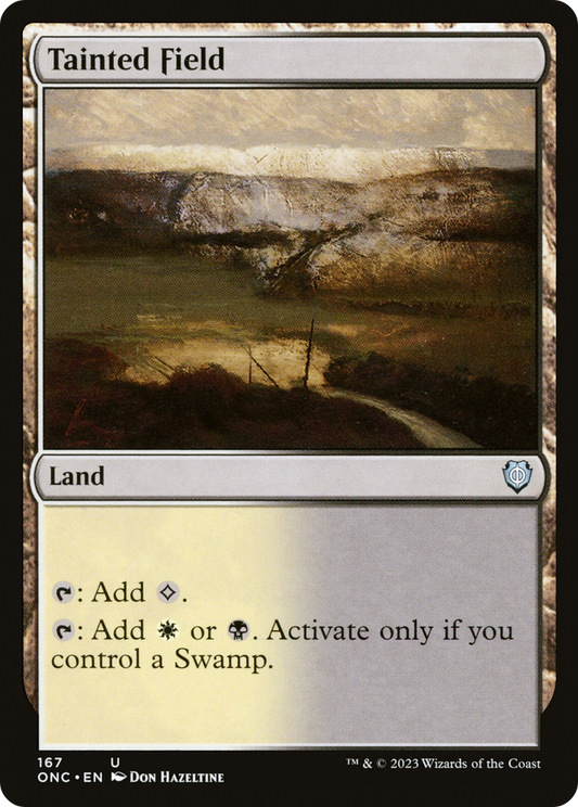 Tainted Field (ONC-167) - Phyrexia: All Will Be One Commander