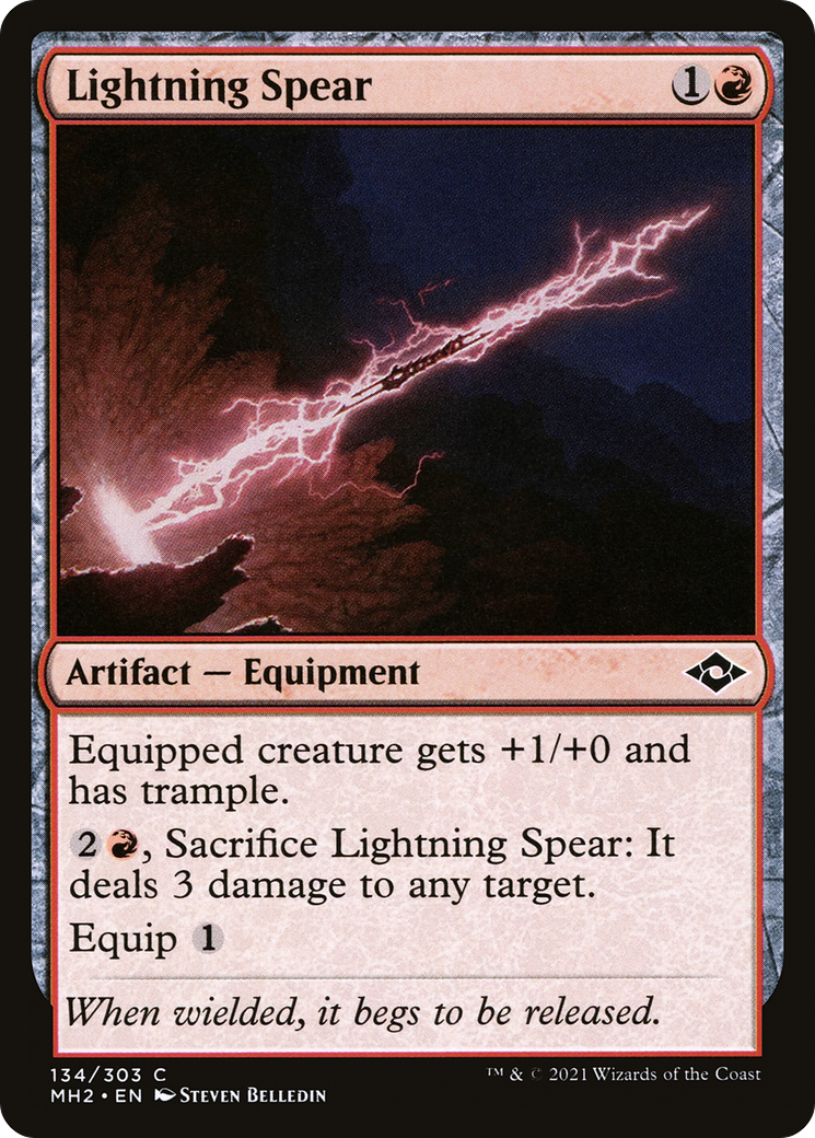 Lightning Spear (MH2-134) - Modern Horizons 2 Foil