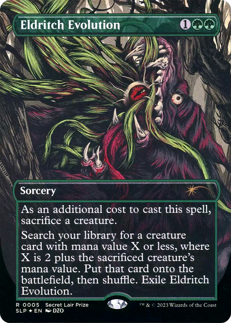 Eldritch Evolution  (Borderless)(SLP-005) - Secret Lair Showdown