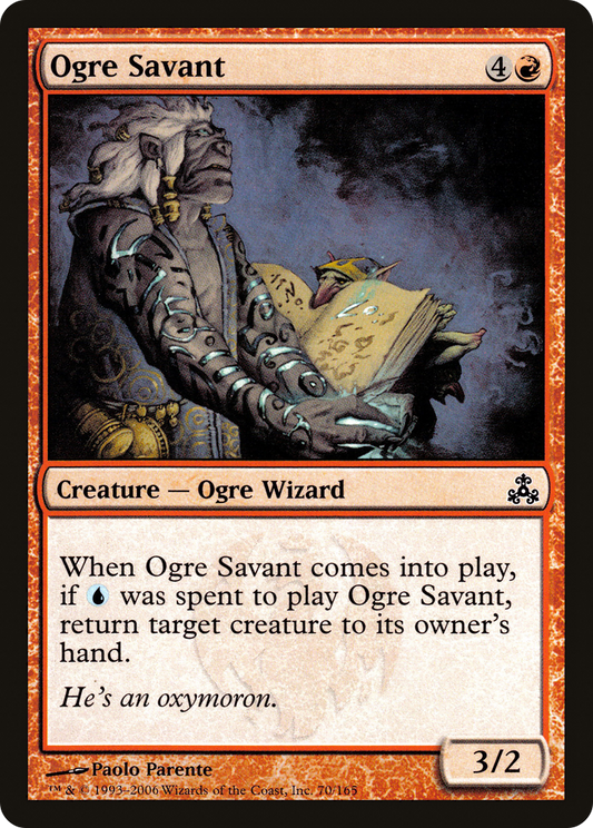 Ogre Savant (GPT-070) - Guildpact Foil