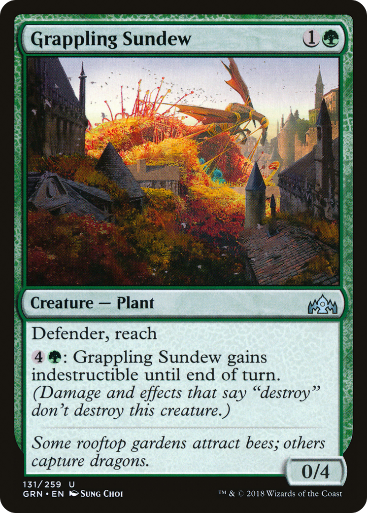 Grappling Sundew (GRN-131) - Guilds of Ravnica Foil