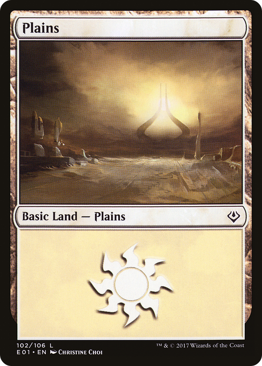 Plains (E01-102) - Archenemy: Nicol Bolas