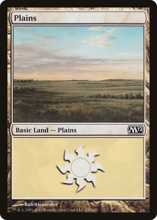 Plains (M12-230) - Magic 2012 Foil