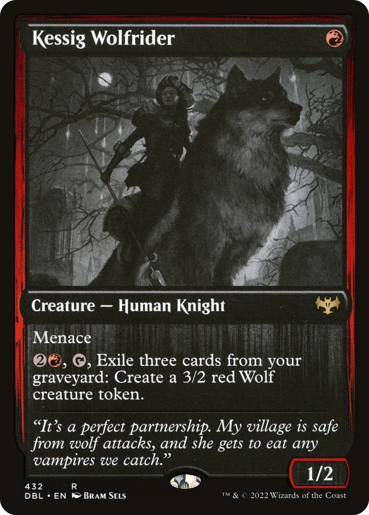 Kessig Wolfrider (DBL-432) - Innistrad: Double Feature Foil