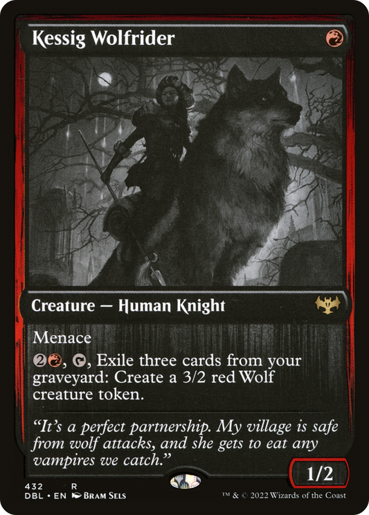 Kessig Wolfrider (DBL-432) - Innistrad: Double Feature Foil