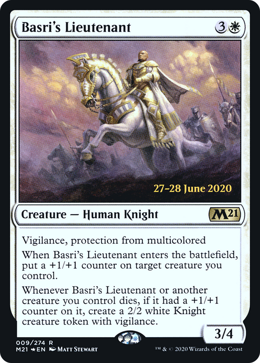 Basri's Lieutenant (PRE-009) - Core Set 2021 Promos Foil