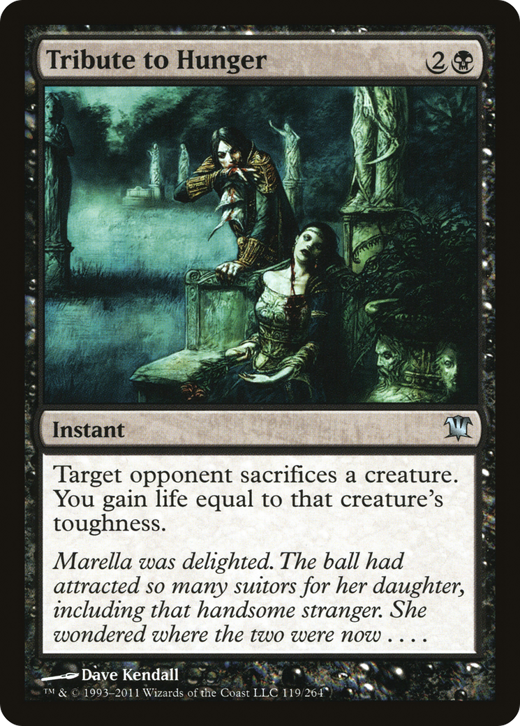 Tribute to Hunger (ISD-119) - Innistrad Foil