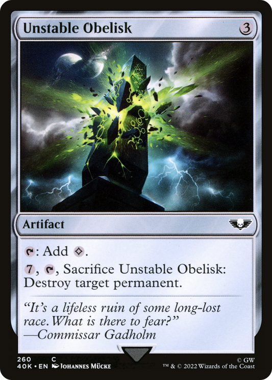 Unstable Obelisk (40K-260) - Warhammer 40,000 Commander