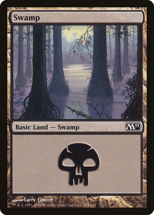 Swamp (M11-239) - Magic 2011 Foil