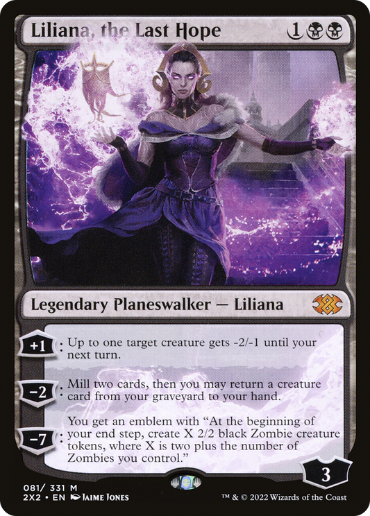 Liliana, the Last Hope (2X2-081) - Double Masters 2022 Foil