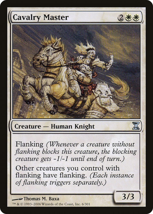 Cavalry Master (TSP-006) - Time Spiral Foil